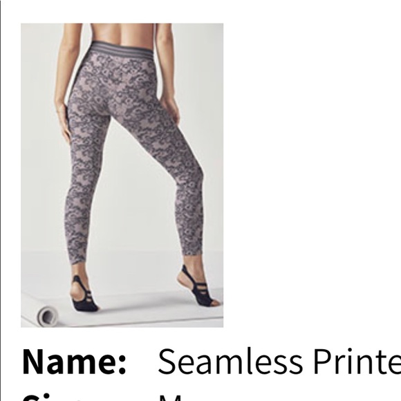 Fabletics Pants - Fabletics Seamless Printed 7/8 Leggings